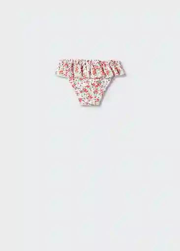 Calzón Bañador Blancabg Blanco Talla 71 Niñas Mango