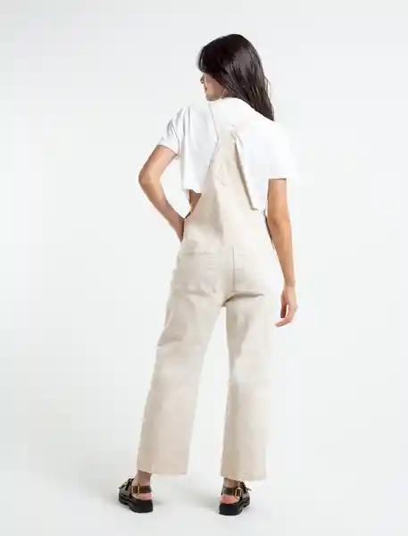  Enterizo Pistilo Mujer Crudo Polar Claro Talla 6 Naf-Naf 