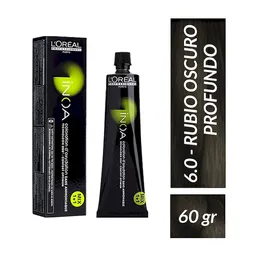 Inoa Tintura Loreal Sin Amoniaco Tono 6.0 60 mL