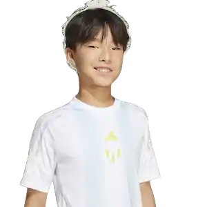 Adidas Camiseta Equipo Messi Para Fútbol Unisex Blanco Talla XL