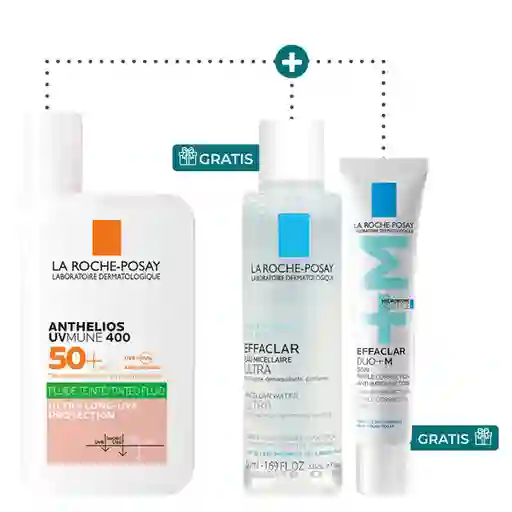 La Roche Posay Kit Anthelios Oil Control Fluido Con Color