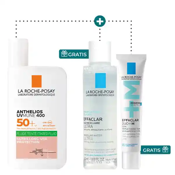 La Roche Posay Kit Anthelios Oil Control Fluido Con Color