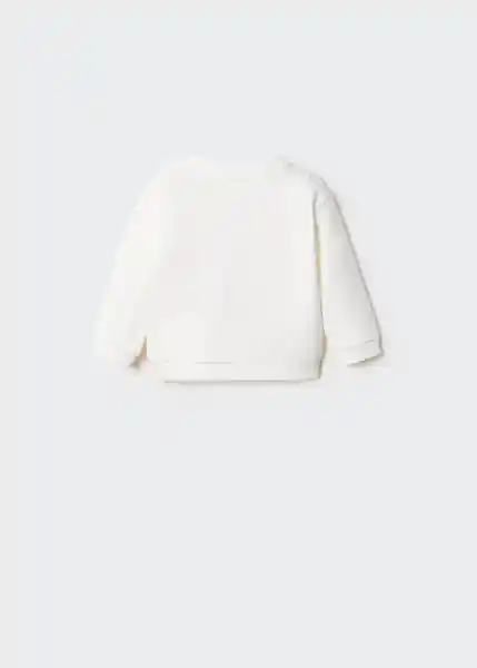 Sudadera Tigres Niños Off White Talla 66 Mango