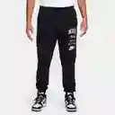 Nike Pantalón Club bb Cf Stack Gx Negro Para Hombre Talla M