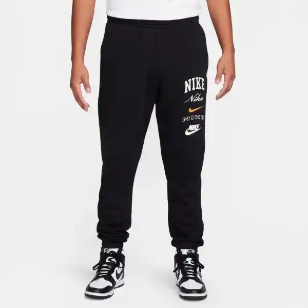 Nike Pantalón Club bb Cf Stack Gx Negro Para Hombre Talla M