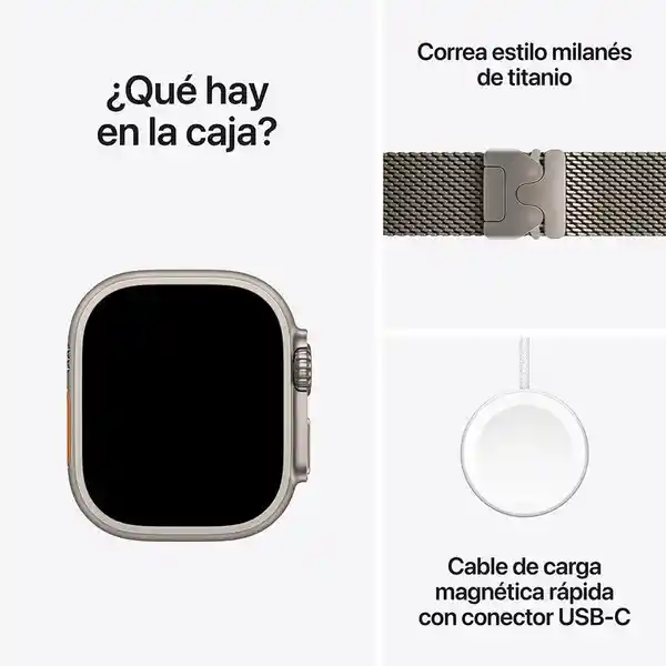 Apple Watch Ultra 3 GPS + Cellular Natural Titanium Medium 49 mm