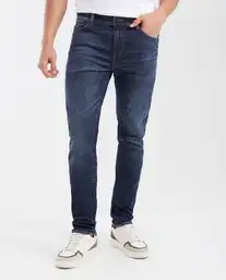 Jean Slim Fit Famous Azul Clásico Oscuro Talla 32/32 Chevignon
