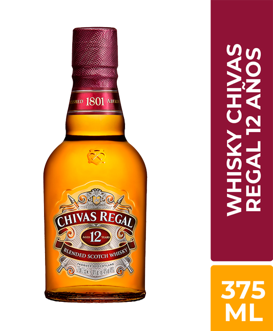 Chivas Regal Whisky 12 Años 375 ml