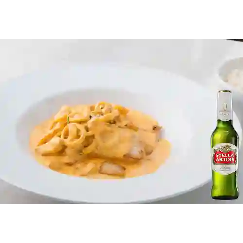 Combo Pescado a la Limeña + Stella Artois 330 ml