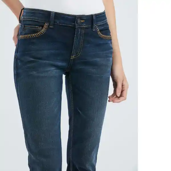 Jean Special Fit Balloon Medio Mujer Azul Talla 6 Chevignon