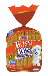 Bimbo Tostadas Tostaos 100 % Integrales