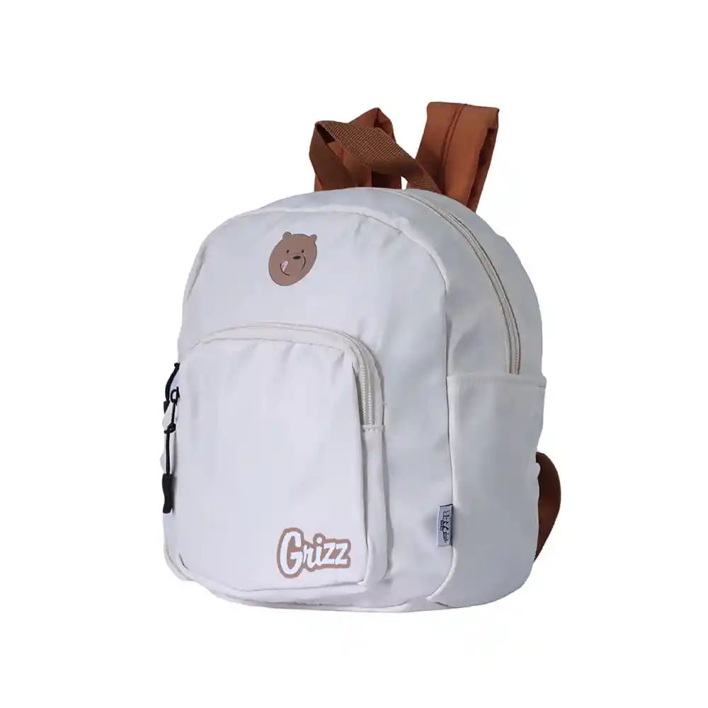 Morral Grizz we Bare Bears Beige Miniso