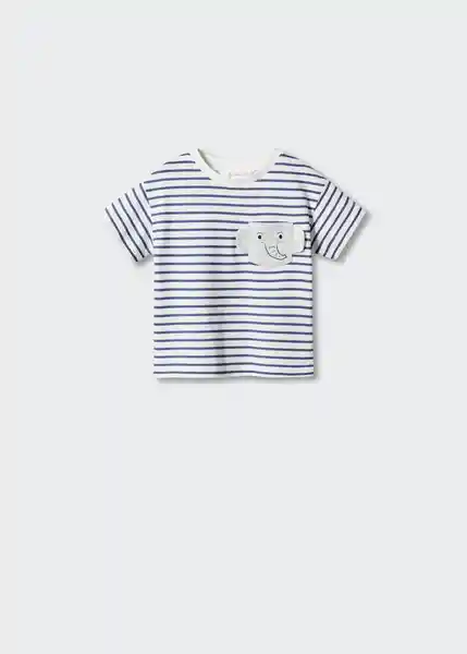 Camiseta Pocket Offwhite Talla 71 Niños Mango