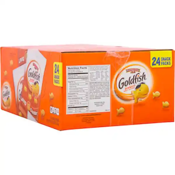 Goldfish Galletas Baked Snack Cracker Cheddar x 24 Unidades