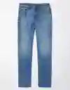 Jean Short Straight Mujer Azul Talla 8 American Eagle