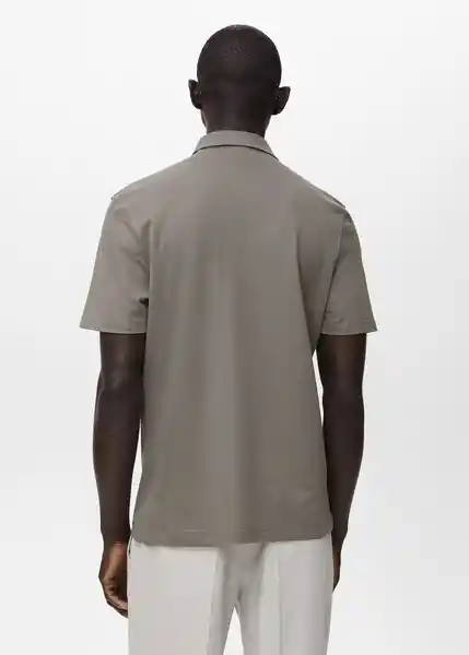 Camiseta Polo Ezequi Dark Caza Talla S Hombre Mango
