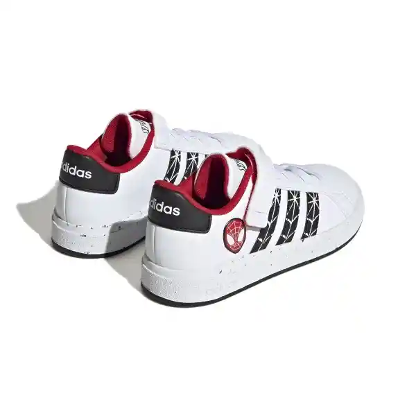 Adidas Zapatos Grand Court Spider-Man Para Niño Blanco Talla 7