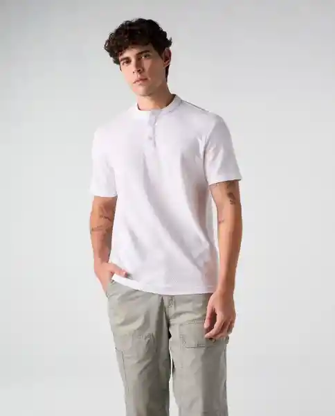 Camiseta Polo Hombre Blanco T. L 802G006_BLA110601 Americanino
