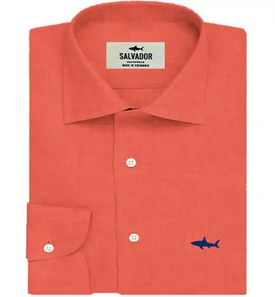 Camisa Hombre Terracota Talla XL Salvador Beachwear