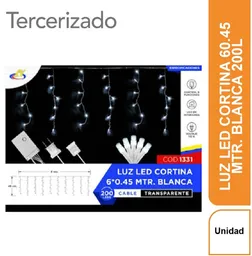 Luz Led Cortina Blanca
