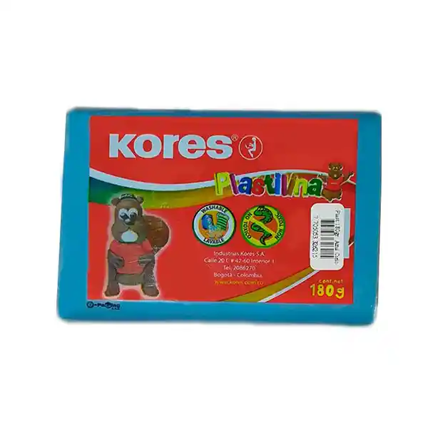 Kores Plastilina Azul Cielo 180 g