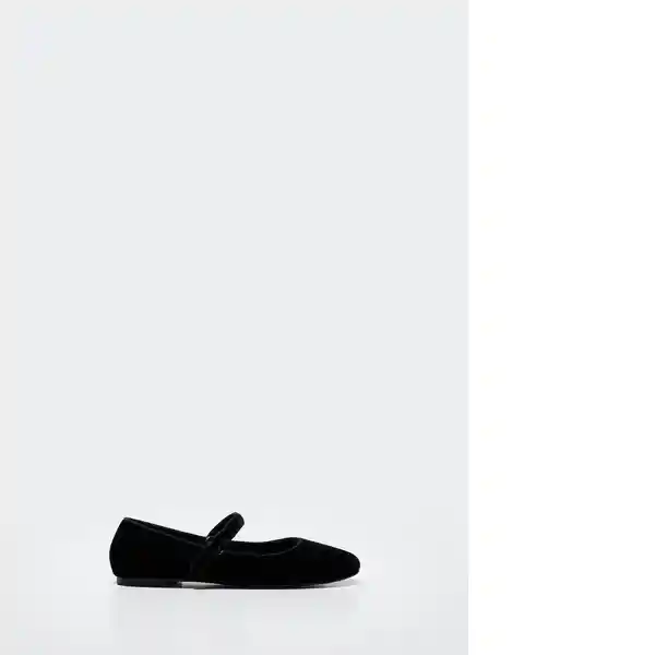 Zapato Elviran Negro Talla 28 Niñas Mango