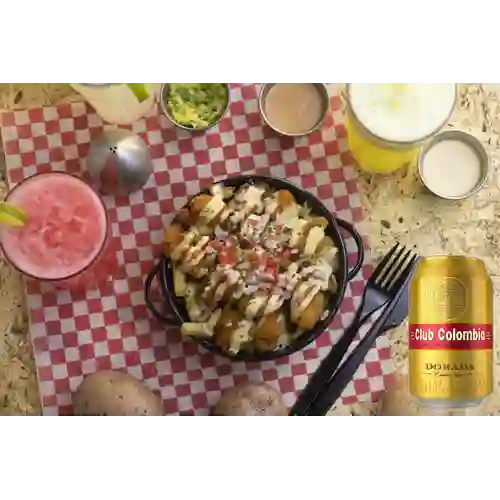 Combo Papa Paparones + Club Colombia Dorada 355 ml