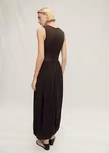 Vestido Calista Chocolate Talla M Mujer Mango