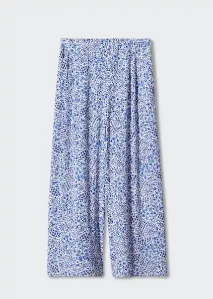 Pantalón Life Azul Talla 18 Mujer Mango