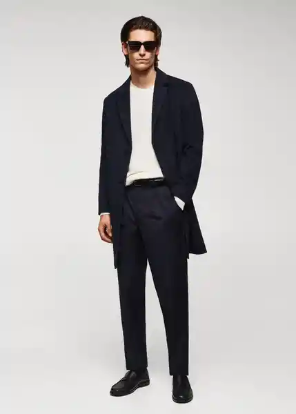Abrigo Dalan Navy Talla XS Hombre Mango