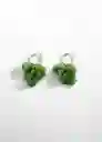 Pendientes Ana Verde Pastel Talla 99 Mujer Mango