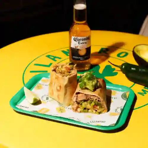 Burrito Cilantro de Chorizo