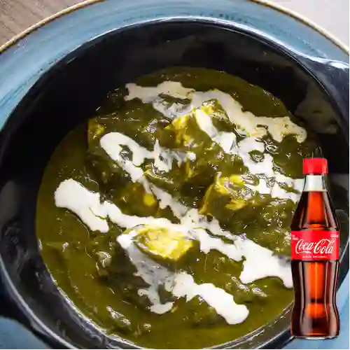 Combo Palak Paneer + Coca Cola Original 300ML
