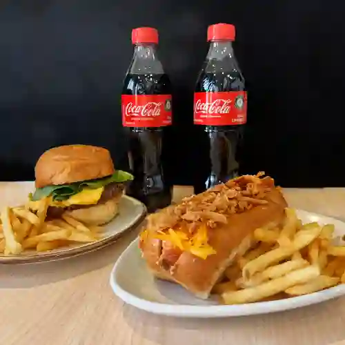 Mixto Frank Dog + Burger en Combo
