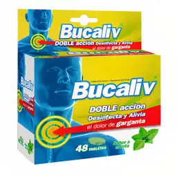 Bucaliv Lafrancol Menta 48 Tabletas