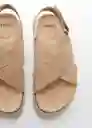 Sandalias Beba Arena Talla 40 Niñas Mango