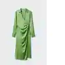 Vestido Colette Verde Talla L Mujer Mango