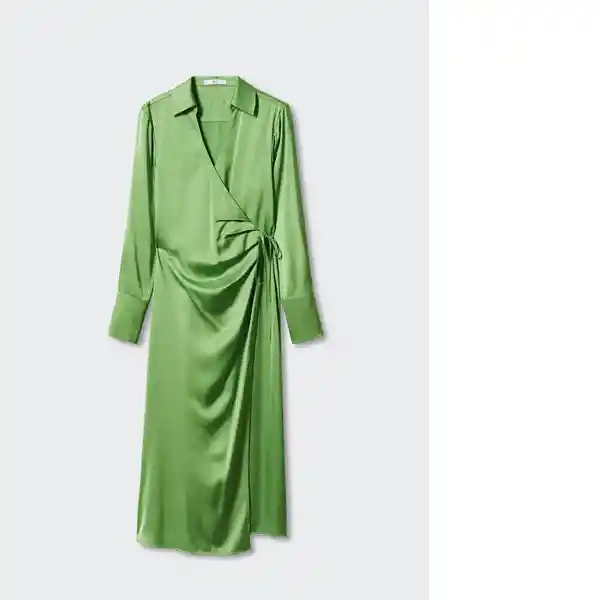 Vestido Colette Verde Talla L Mujer Mango