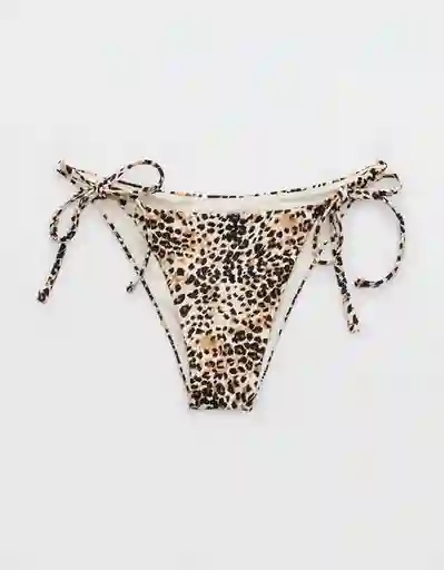 Panti de Bikini Aerie Beige Talla: SMALL 5670158 American Eagle