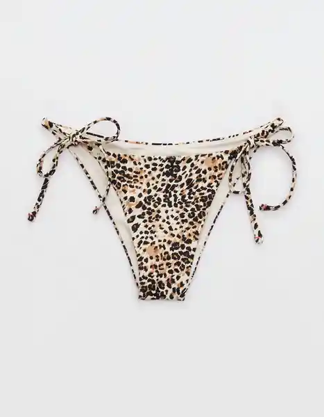 Panti de Bikini Aerie Beige Talla: SMALL 5670158 American Eagle