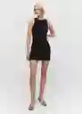 Vestido Tundra Negro Talla L Mujer Mango