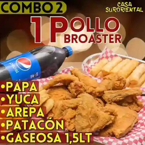 Pollo Broaster en Combo