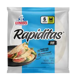 Bimbo Tortilla Rapidita 64% Reducido en Azucares 