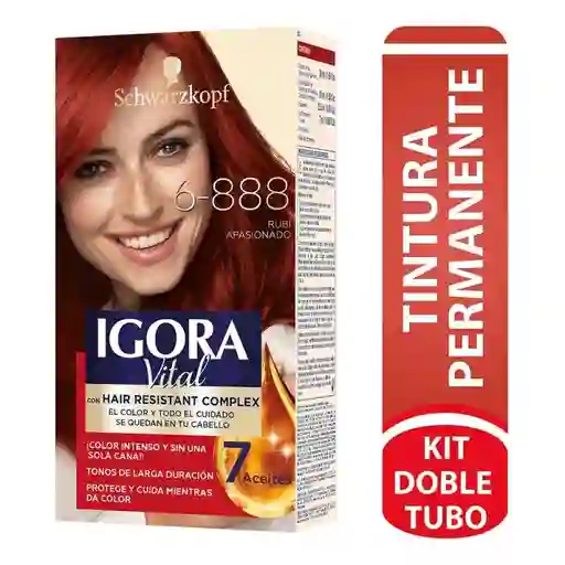 Igora Vital Tinte 6-888 Rubí Apasionado