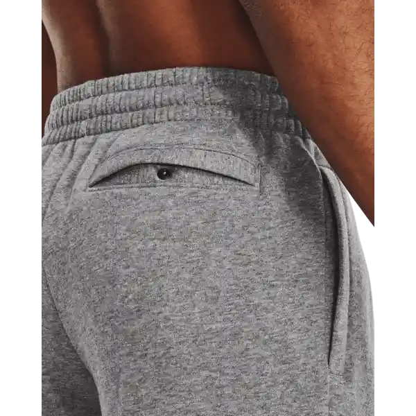 Under Armour Short Rival Fleece Hombre Gris LG 1379779-025