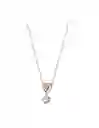 Swarovski Collar Lifelong Heart Pendant White Rose