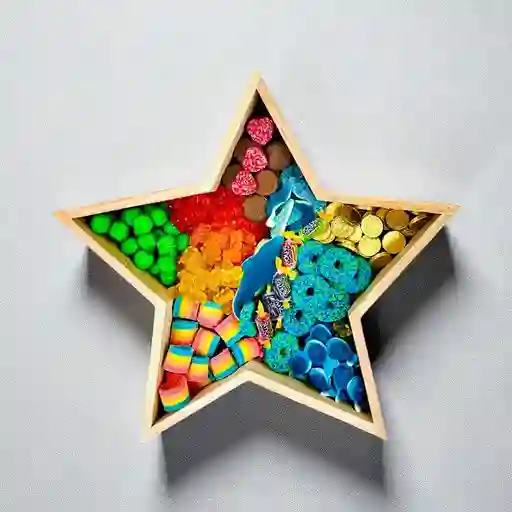 Gummy Star Candy Tray