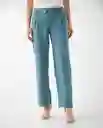 Pantalón Verde Espeso Oscuro Talla 6 432F012 Esprit