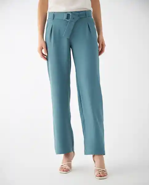 Pantalón Verde Espeso Oscuro Talla 6 432F012 Esprit