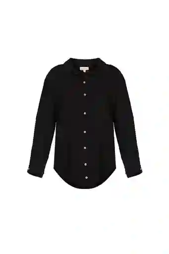 Camisa Asha Negro XS Mercedes Campuzano